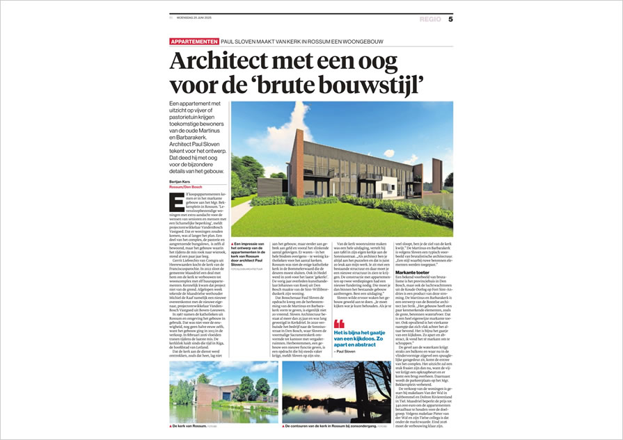 Artikel Brabants Dagblad 25 juni 2025