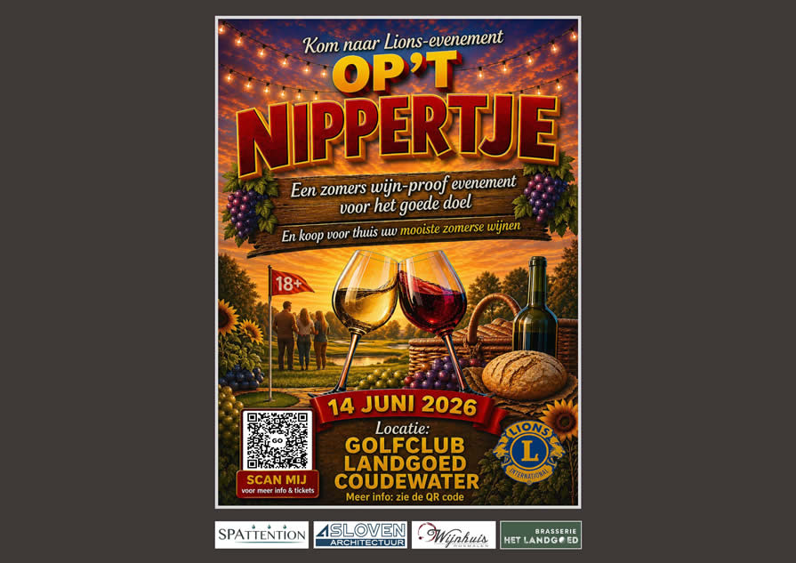 Wijn proeven én iets goeds doen!