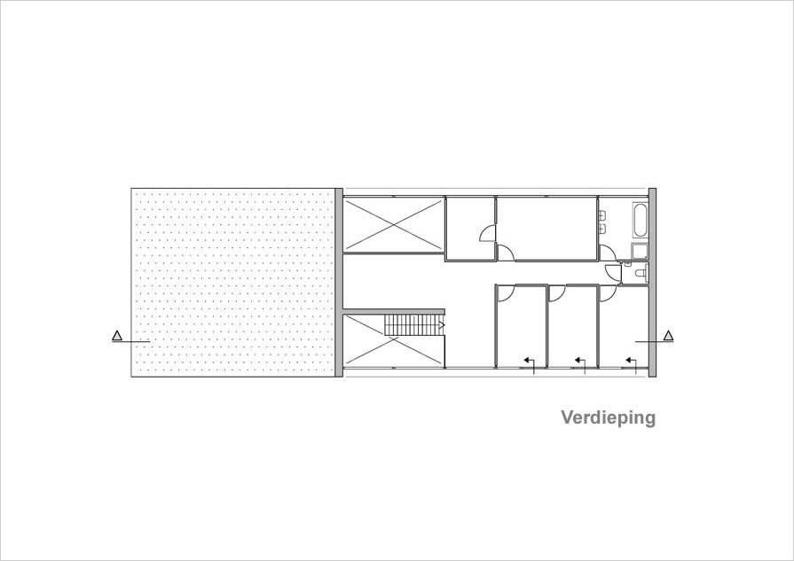 Verdieping moderne villa