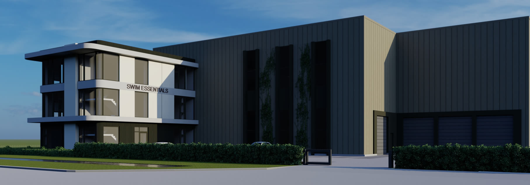 Bedrijfsgebouw met kantoor